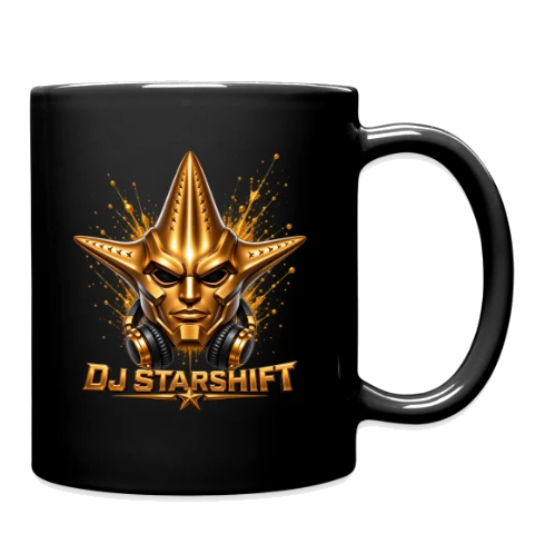 Black DJ Starshift coffee mug